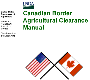 Canadian Border Agricultural Clearance