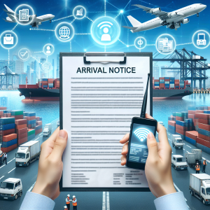 Why are arrival notices important in the shipping process